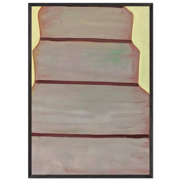 Untitled - 1998 N5 - Raoul De Keyser 70x100 cm / 28x40 inches Framed Art Print – Black Wooden Frame
