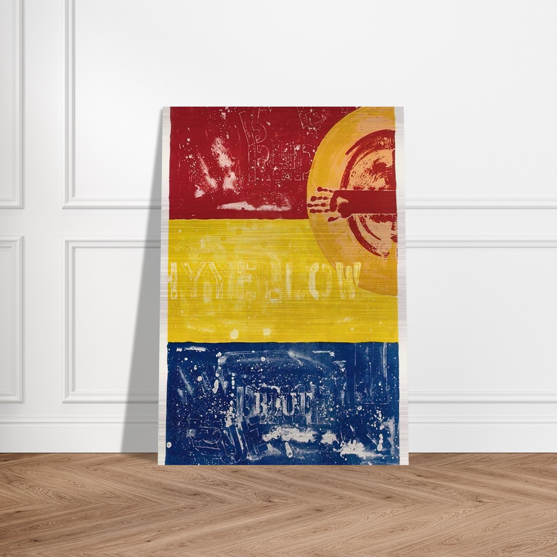 PERISCOPE I ULAE 200 - Jasper Johns Brushed Aluminum Print - 70x100 cm / 28x40 inches | Jasper Johns Aluminum Print | Jasper Johns Prints