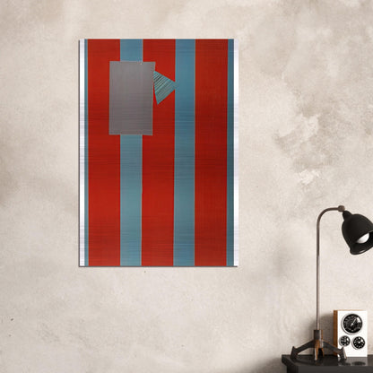 Castle Banner 5 - Sam Gilliam Brushed Aluminum Print - 70x100 cm / 28x40 inches | Sam Gilliam Aluminum Print | Sam Gilliam Prints
