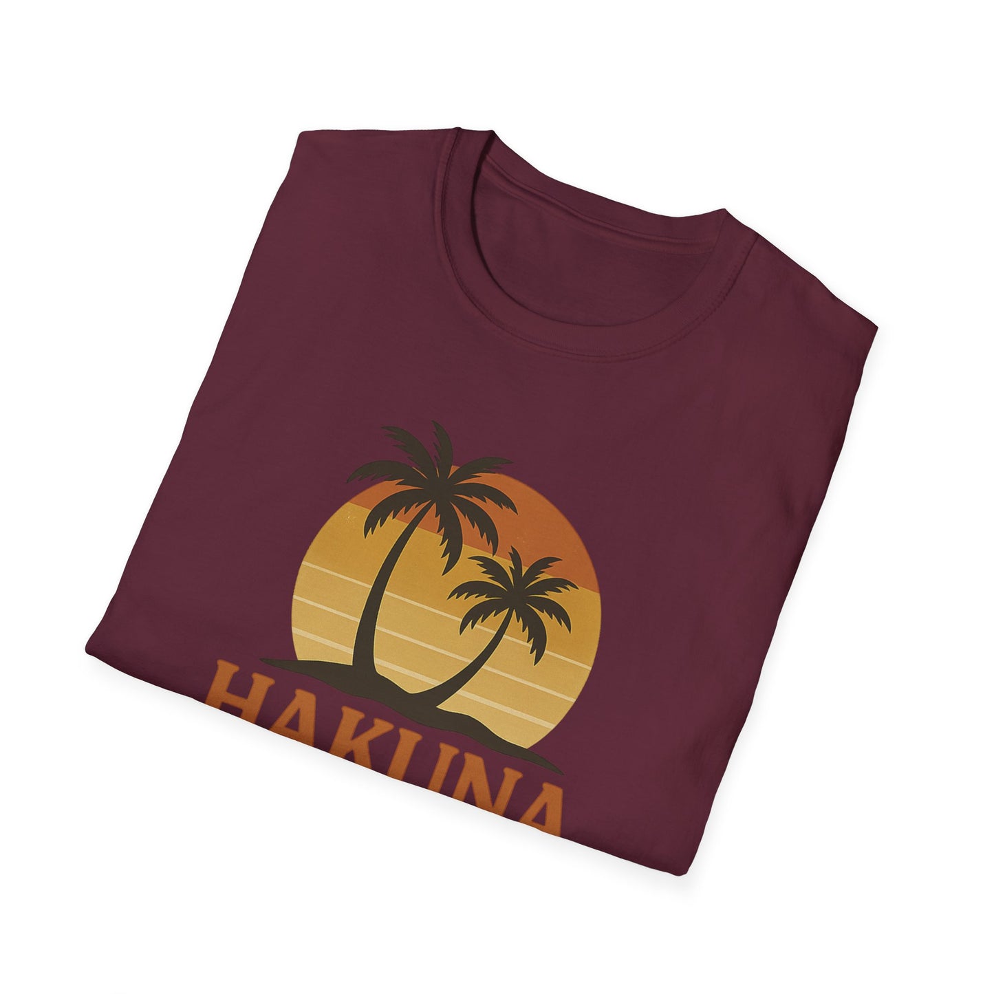 Hakuna Matata T-shirt rétro graphique, T-shirt à l'humeur positive "Pas de soucis", T-shirt inspiré des années 90, Haut avec citation feel-good, Cadeau unisexe