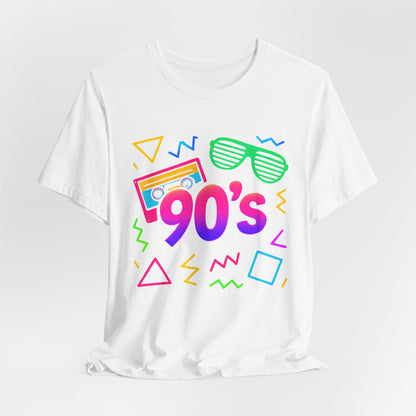 Musique old school des années 90 - ambiance arcade Classique années 90 Rétro Vintage. Années 1990 Les années 90 J'adore les années 90 T-Shirt