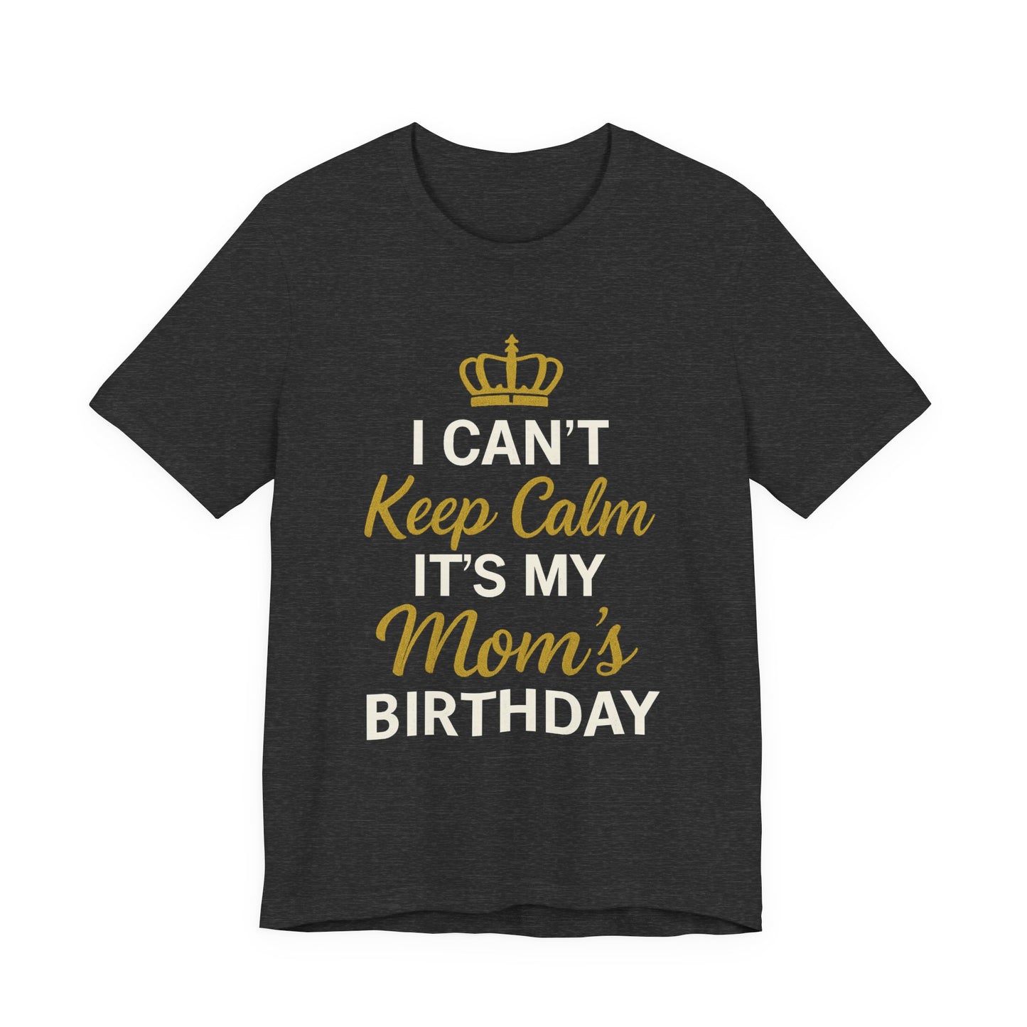 Je ne peux pas rester calme, c'est l'anniversaire de ma mère.