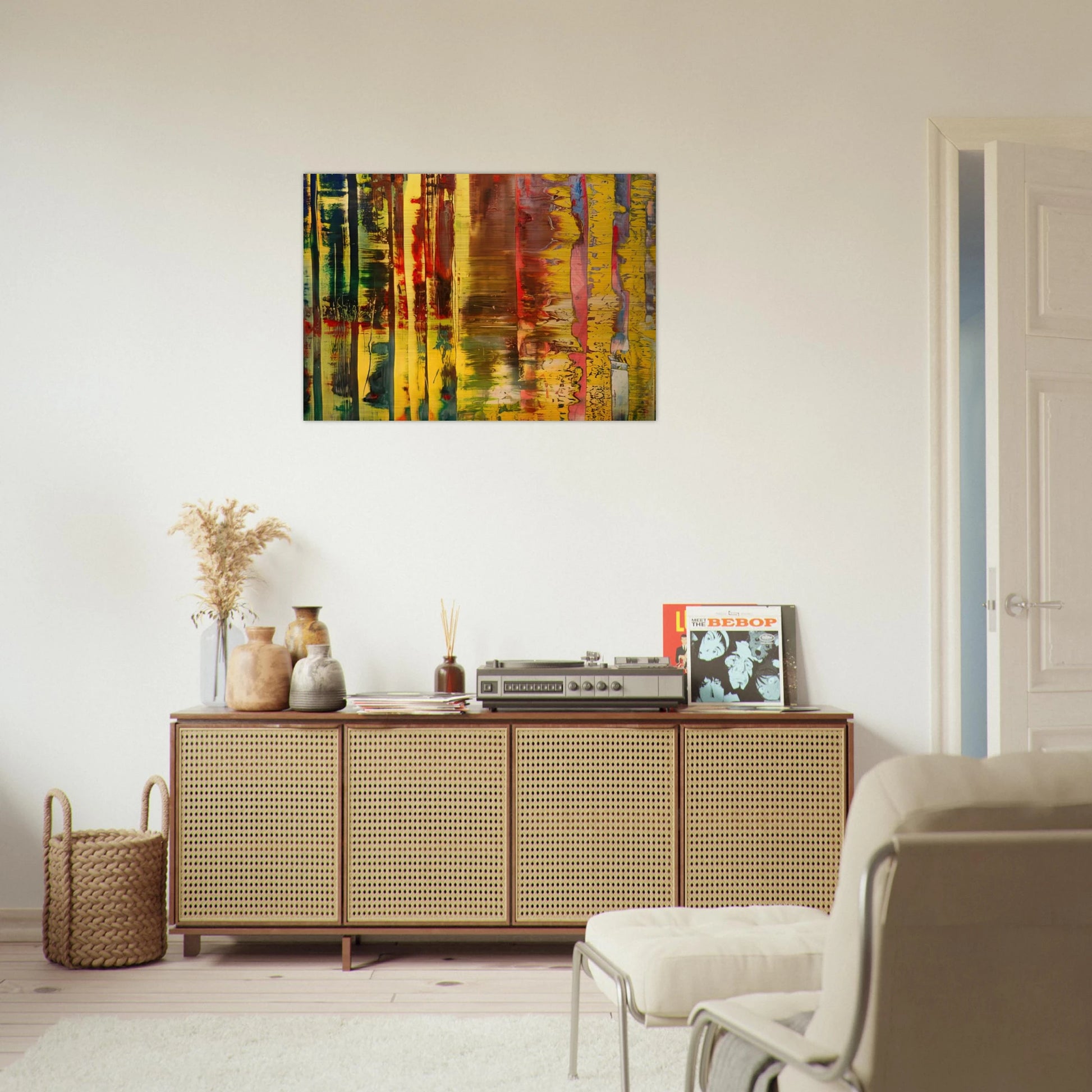 ABSTRACT PAINTING 780 1 1 - Gerhard Richter Brushed Aluminum Print - 70x100 cm / 28x40 inches | Gerhard Richter Aluminum Print | Gerhard Richter Prints