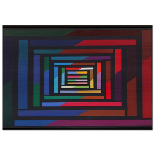 Myrina - 1995 - Piero Dorazio Brushed Aluminum Print - 70x100 cm / 28x40 inches | Piero Dorazio Aluminum Print | Piero Dorazio Prints
