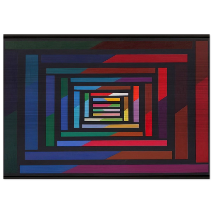 Myrina - 1995 - Piero Dorazio Brushed Aluminum Print - 70x100 cm / 28x40 inches | Piero Dorazio Aluminum Print | Piero Dorazio Prints