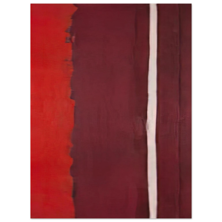 Barnett Newman - Untitled I  75x100 cm / 30x40inches Fine Art Poster