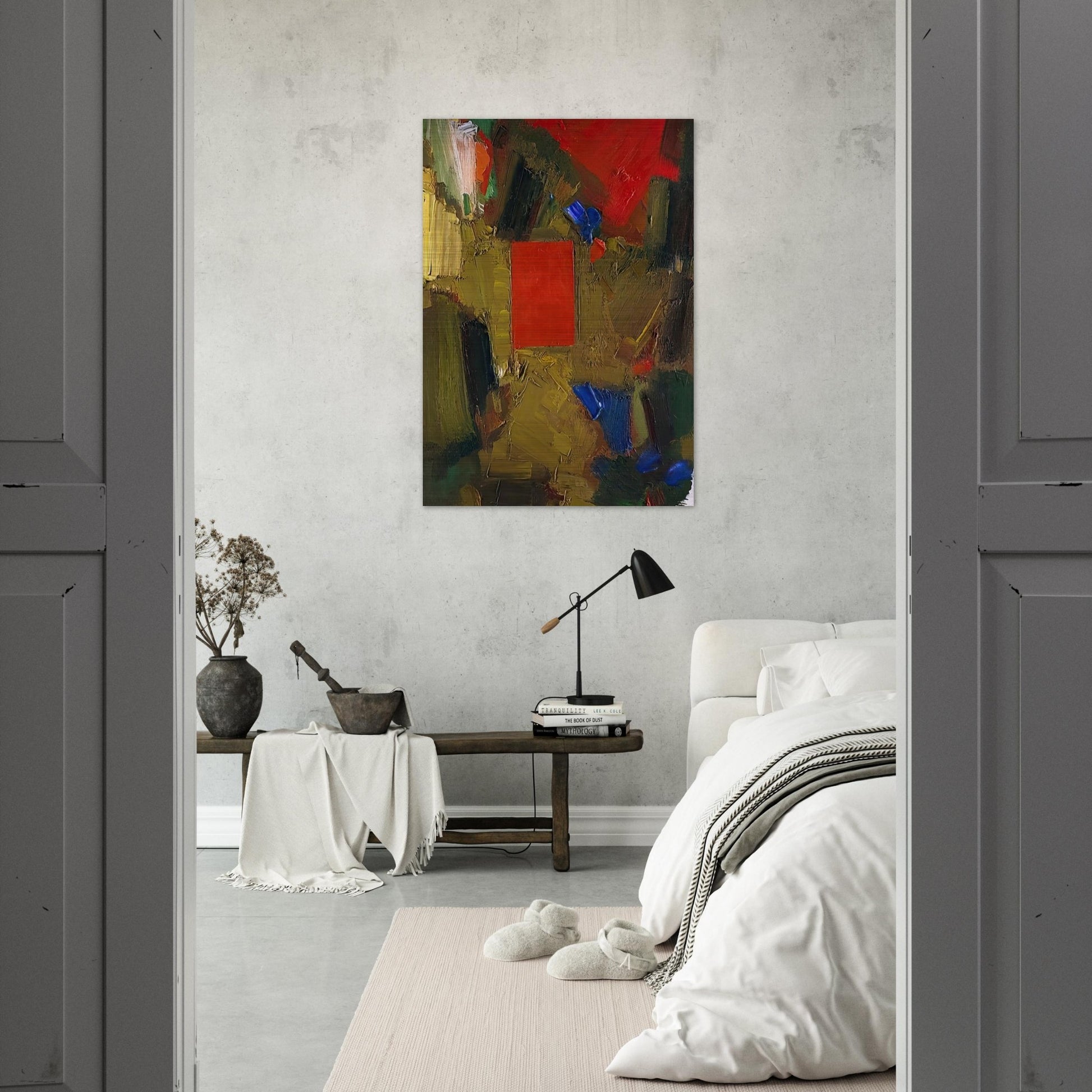 Profound Longing - Hans Hofmann Brushed Aluminum Print - 70x100 cm / 28x40 inches | Hans Hofmann Aluminum Print | Hans Hofmann Prints