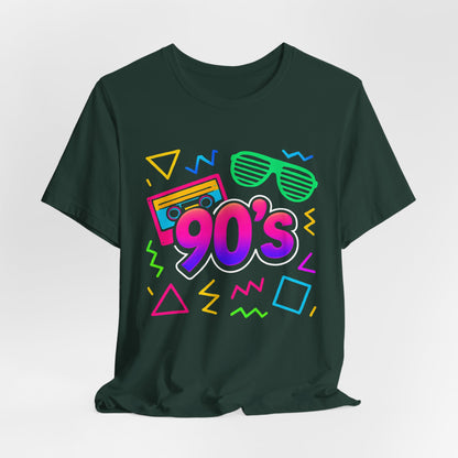 Musique old school des années 90 - ambiance arcade Classique années 90 Rétro Vintage. Années 1990 Les années 90 J'adore les années 90 T-Shirt