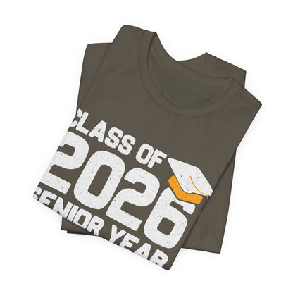 T-shirt de l'année de terminale 2026, T-shirt de graduation, Cadeau de graduation unisexe, Vêtements pour lycéens en terminale, T-shirt pour étudiants en route vers le collège