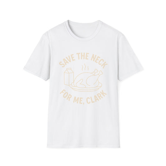 T-shirt drôle "Sauve-moi le cou Clark" T-shirt graphique Funny Graphic Tee Unisex Coton Cadeau Vintage Style Slogan Tee Vêtement de fan