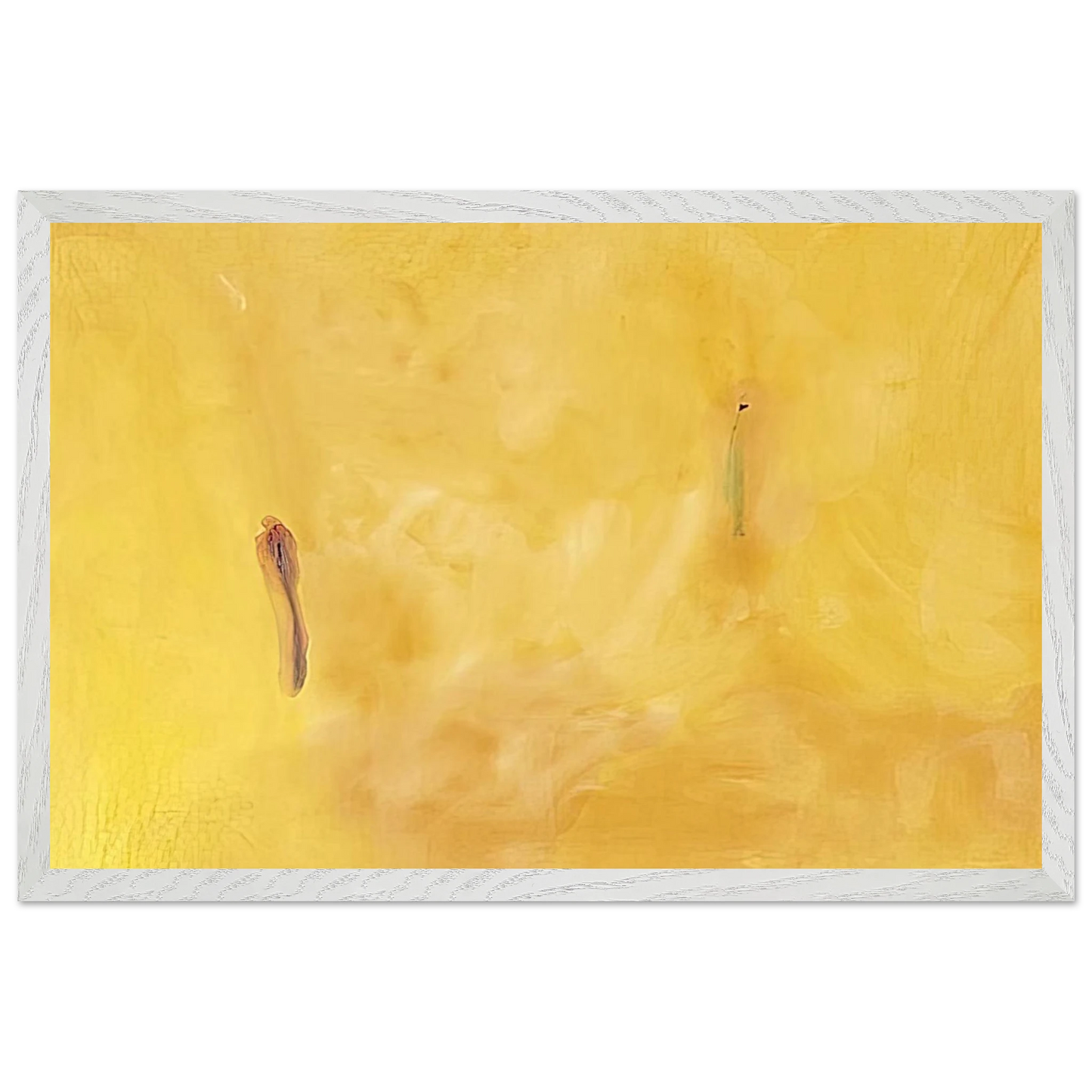 Helen Frankenthaler - Earliness - 1975 Wall art - 70x100 cm / 28x40 inches - Premium Wooden Framed Poster With Fine Art Paper-canvas - White frame