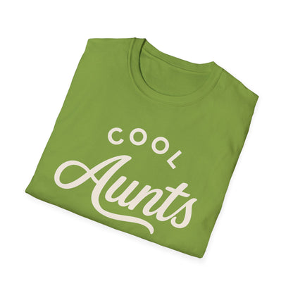 T-shirt du Cool Aunts Club, T-shirt rigolo pour tante, T-shirt graphique "Meilleure tante jamais", T-shirt mignon et impertinent pour la famille
