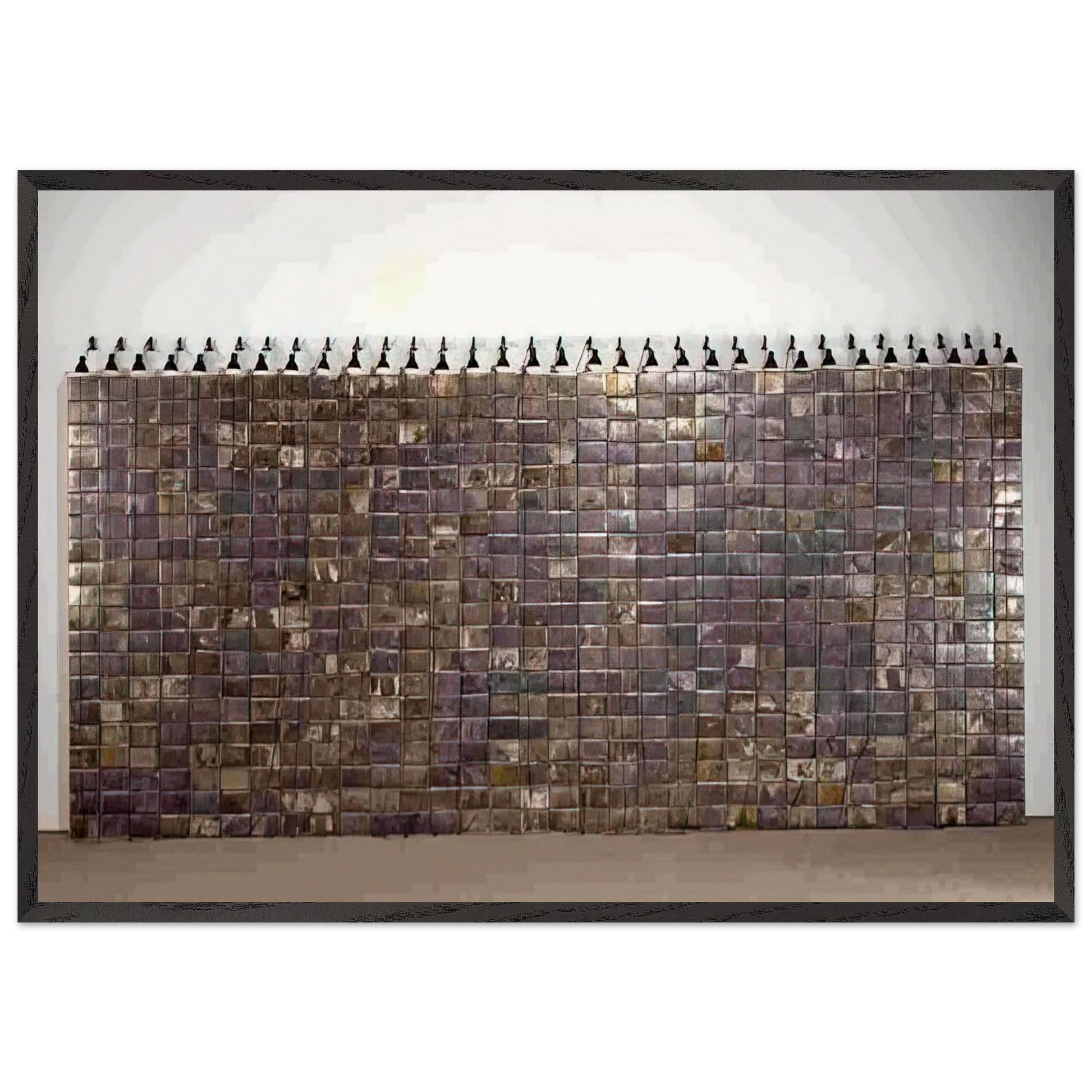 C BOLTANSKI ARCHIVES 1989 - Christian Boltanski 70x100 cm / 28x40 inches Framed Art Print – Black Wooden Frame
