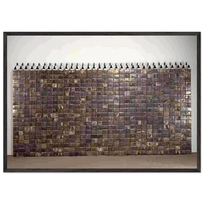C BOLTANSKI ARCHIVES 1989 - Christian Boltanski 70x100 cm / 28x40 inches Framed Art Print – Black Wooden Frame