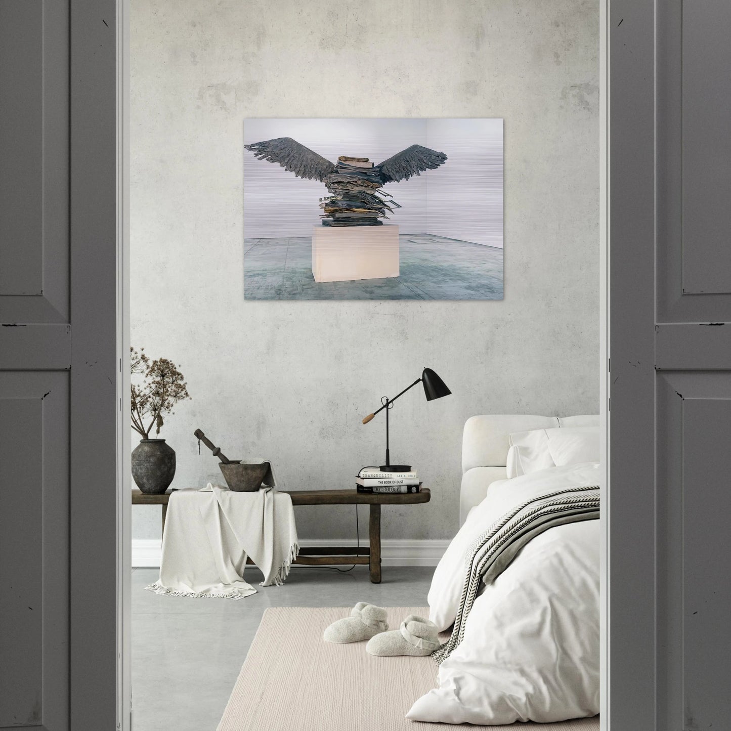 THE LANGUAGE OF THE BIRDS 2013 - Anselm Kiefer Brushed Aluminum Print - 70x100 cm / 28x40 inches | Anselm Kiefer Aluminum Print | Anselm Kiefer Prints