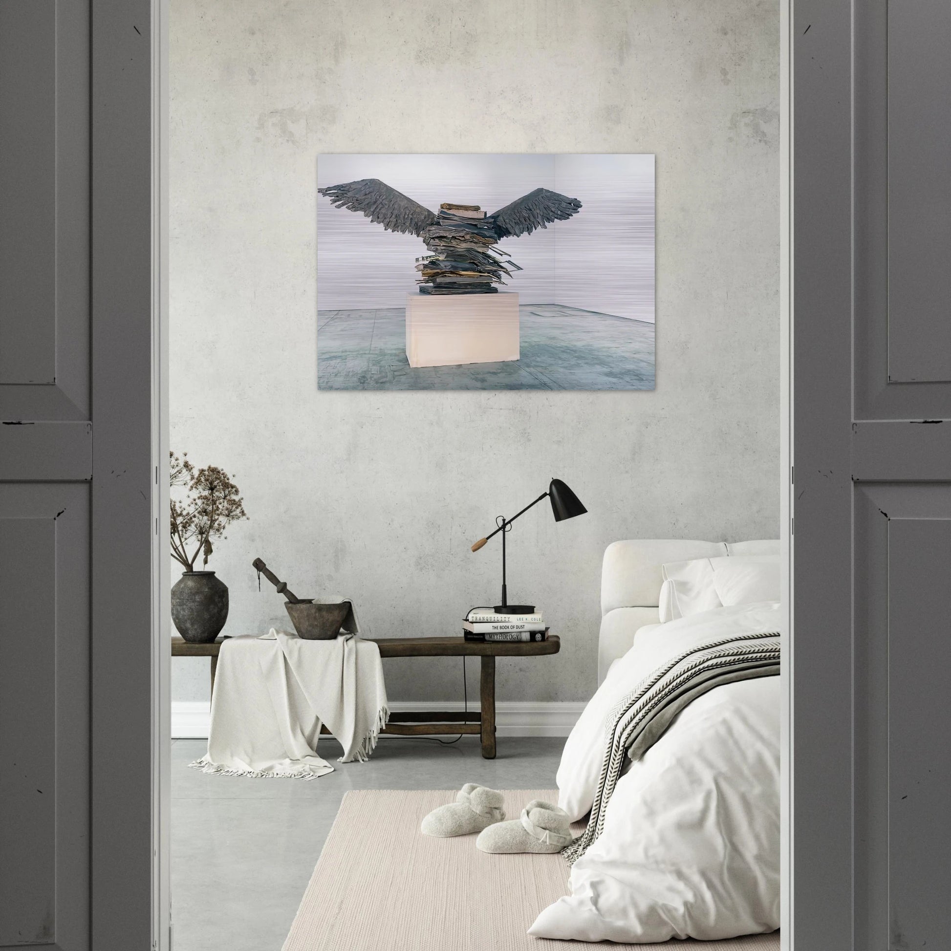 THE LANGUAGE OF THE BIRDS 2013 - Anselm Kiefer Brushed Aluminum Print - 70x100 cm / 28x40 inches | Anselm Kiefer Aluminum Print | Anselm Kiefer Prints