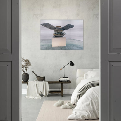 THE LANGUAGE OF THE BIRDS 2013 - Anselm Kiefer Brushed Aluminum Print - 70x100 cm / 28x40 inches | Anselm Kiefer Aluminum Print | Anselm Kiefer Prints