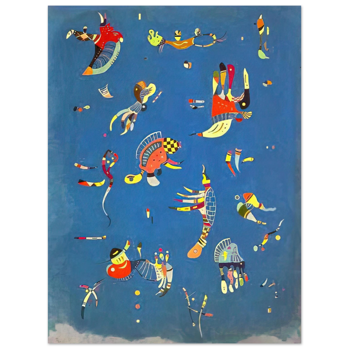 Wassily Kandinsky - SKY BLUE 1940  75x100 cm / 30x40inches Fine Art Poster