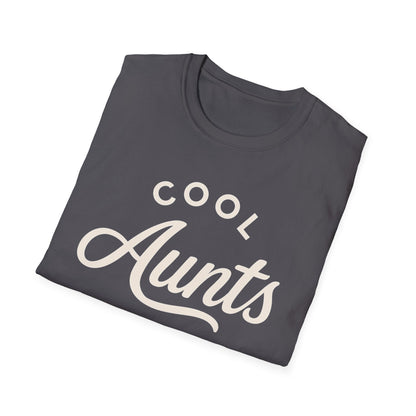 T-shirt du Cool Aunts Club, T-shirt rigolo pour tante, T-shirt graphique "Meilleure tante jamais", T-shirt mignon et impertinent pour la famille