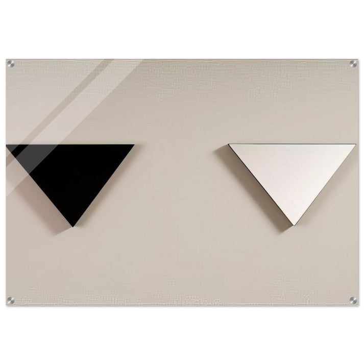 Mirror Object - 1973 - Blinky Palermo Acrylic Print - 70x100 cm / 28x40″ inches