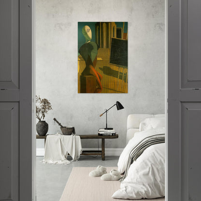 THE PROFIT 1915 - Giorgio de Chirico Brushed Aluminum Print - 70x100 cm / 28x40 inches | Giorgio de Chirico Aluminum Print | Giorgio de Chirico Prints
