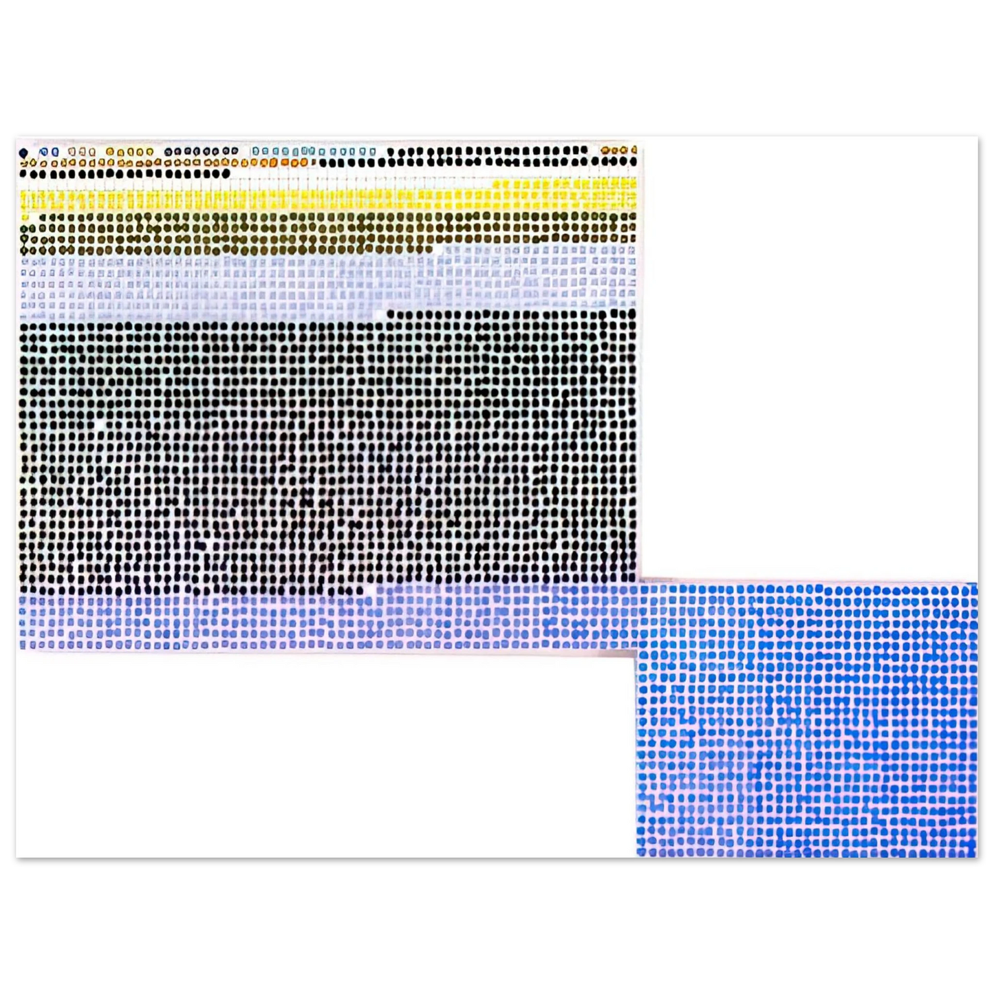 Jennifer Bartlett - Original Fibonacci - 2001  75x100 cm / 30x40inches Fine Art Poster