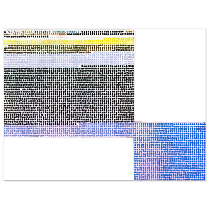 Jennifer Bartlett - Original Fibonacci - 2001  75x100 cm / 30x40inches Fine Art Poster