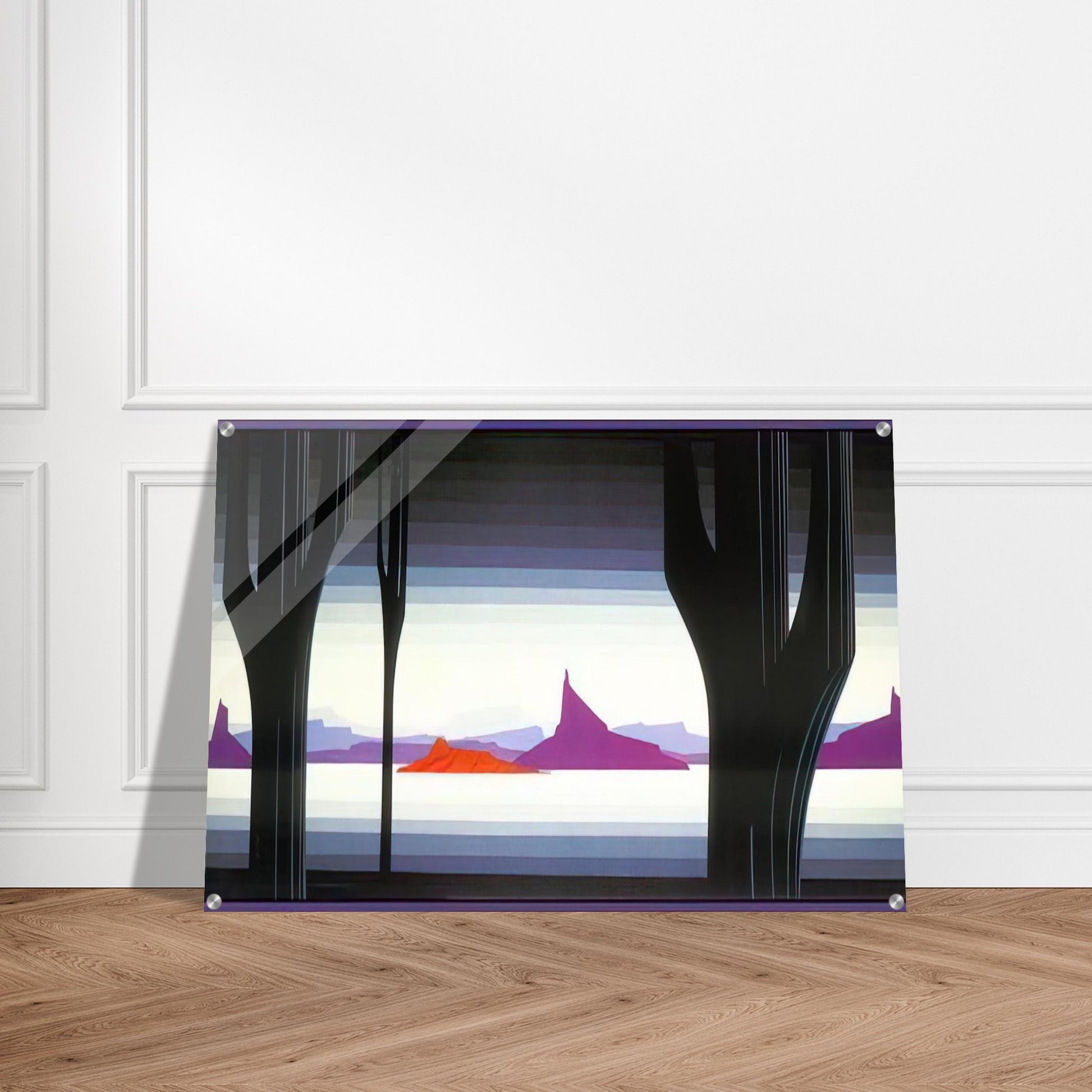 Saguaro - Eyvind Earle Acrylic Print - 70x100 cm / 28x40″ inches | Eyvind Earle Wall Art | Eyvind Earle Prints