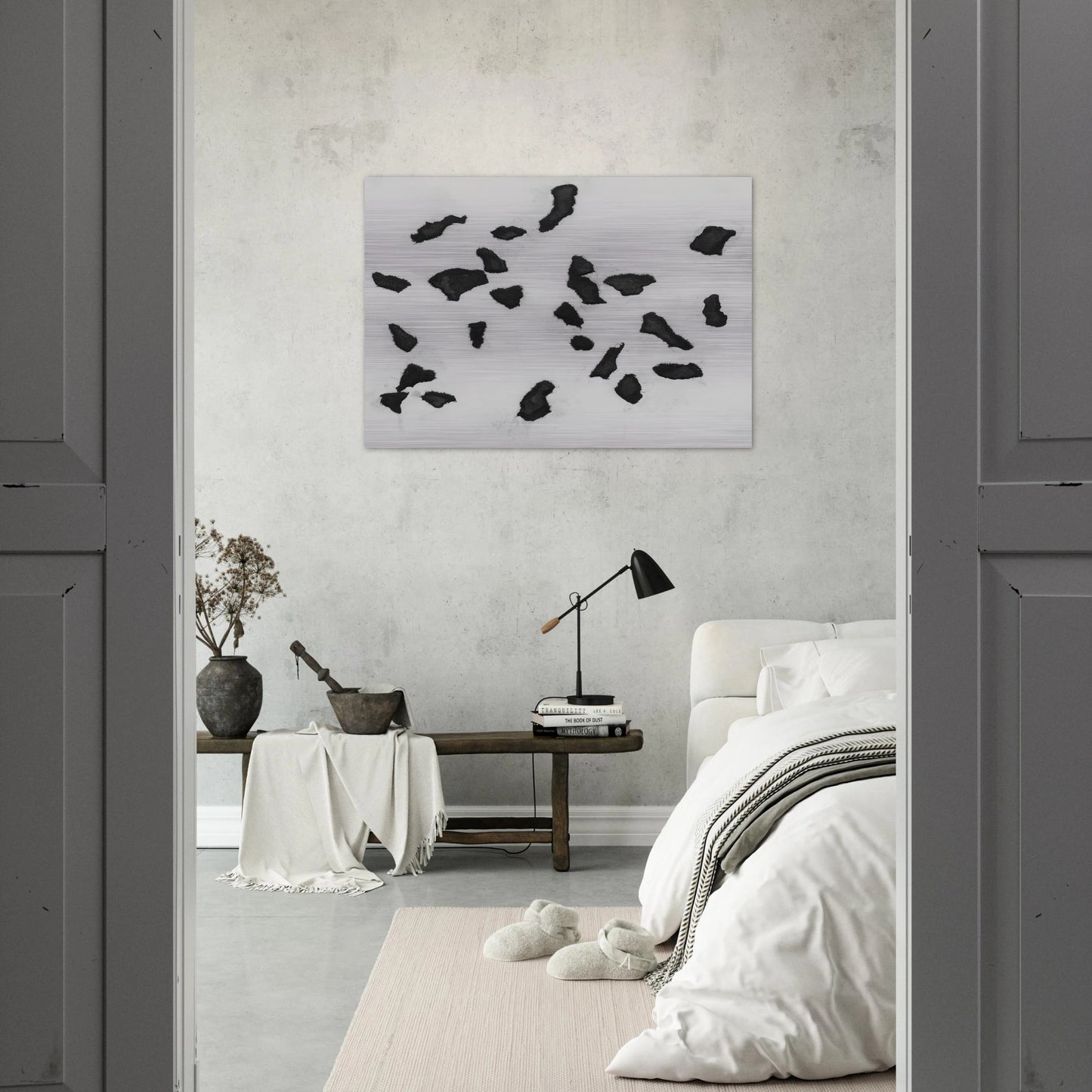 According to the Laws of Chance - Jean Arp Brushed Aluminum Print - 70x100 cm / 28x40 inches | Jean Arp Aluminum Print | Jean Arp Prints