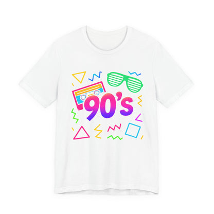 Musique old school des années 90 - ambiance arcade Classique années 90 Rétro Vintage. Années 1990 Les années 90 J'adore les années 90 T-Shirt