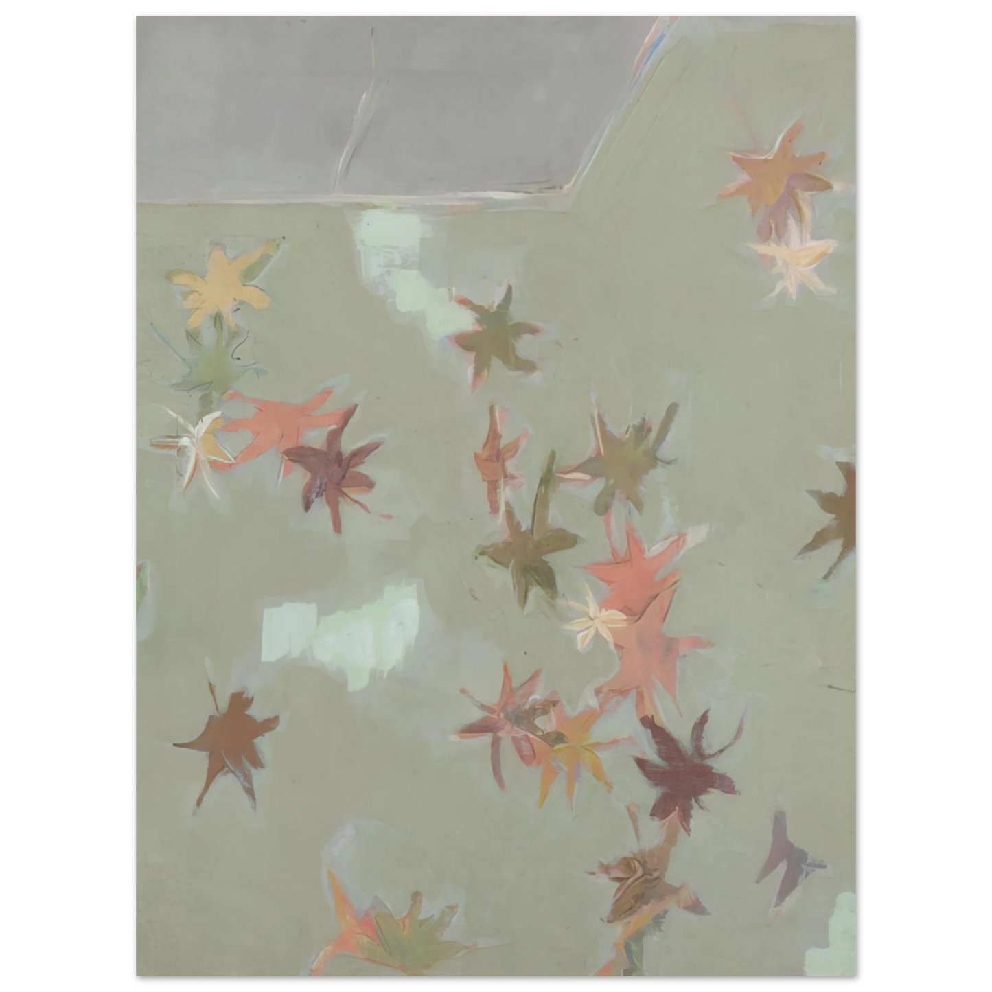 Kenzo Okada - Maple - 1980  75x100 cm / 30x40inches Fine Art Poster