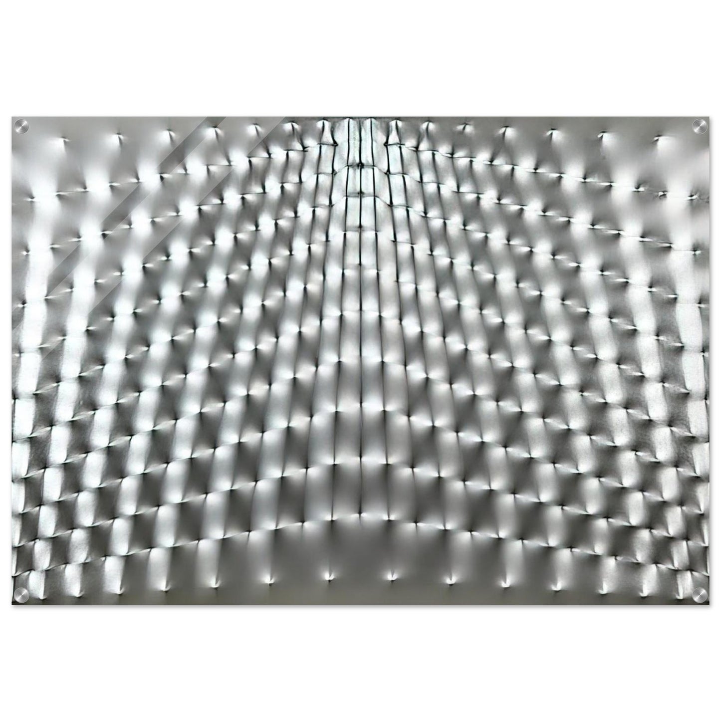 Superficie Argento - 1973 - Enrico Castellani Acrylic Print - 70x100 cm / 28x40″ inches