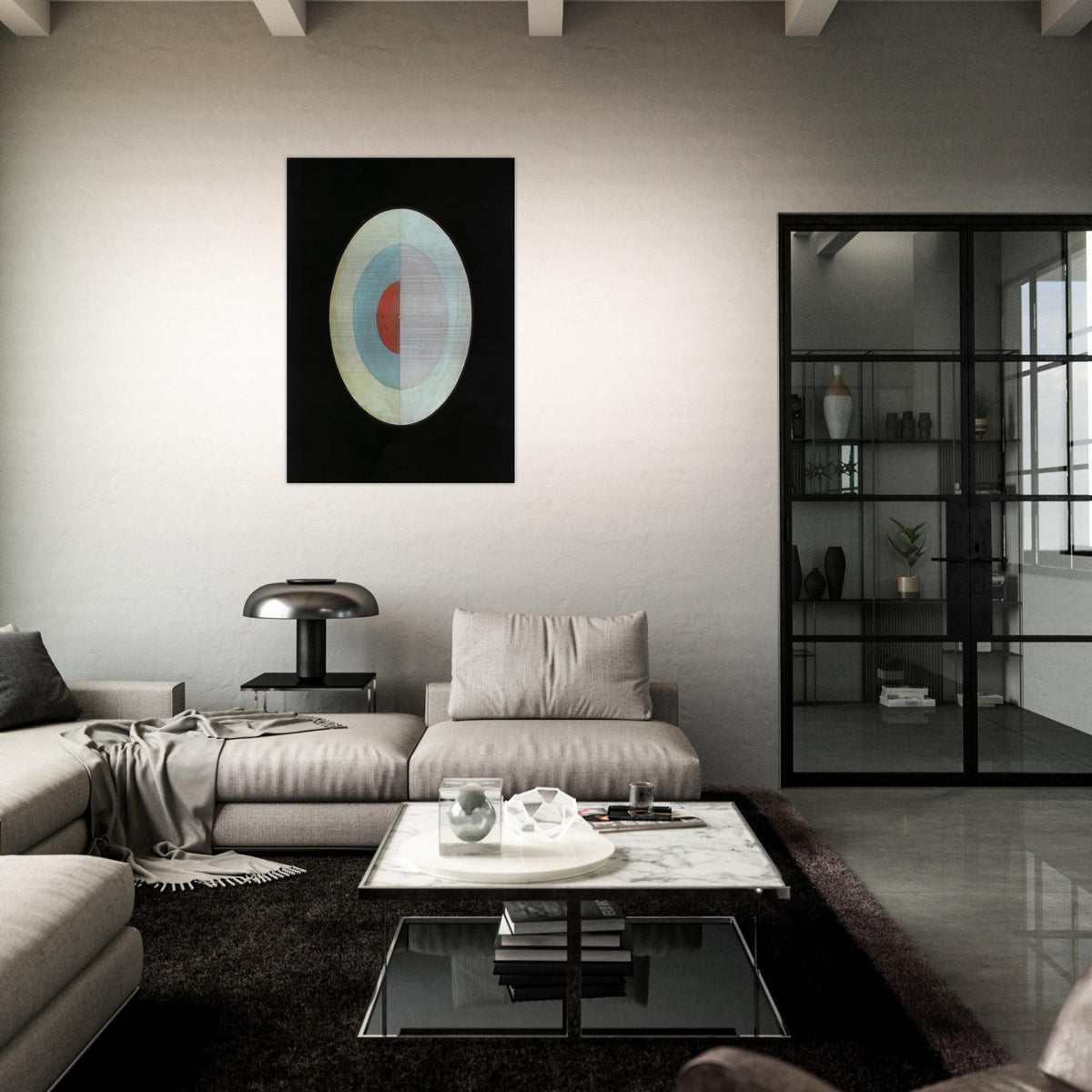THE SWAN NO 16 1915 - Hilma af Klint Brushed Aluminum Print - 70x100 cm / 28x40 inches | Hilma af Klint Aluminum Print | Hilma af Klint Prints