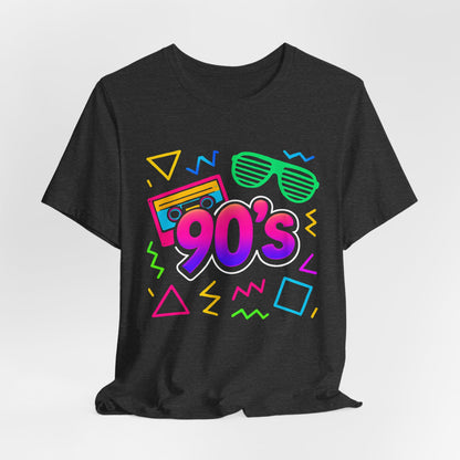 Musique old school des années 90 - ambiance arcade Classique années 90 Rétro Vintage. Années 1990 Les années 90 J'adore les années 90 T-Shirt