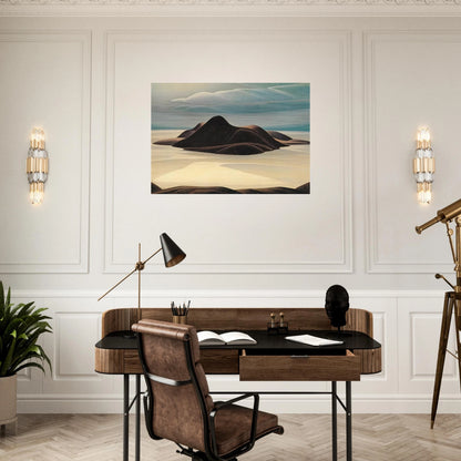 Pic Island, Lake Superior - 1924 - Lawren Harris Brushed Aluminum Print - 70x100 cm / 28x40 inches | Lawren Harris Aluminum Print | Lawren Harris Prints