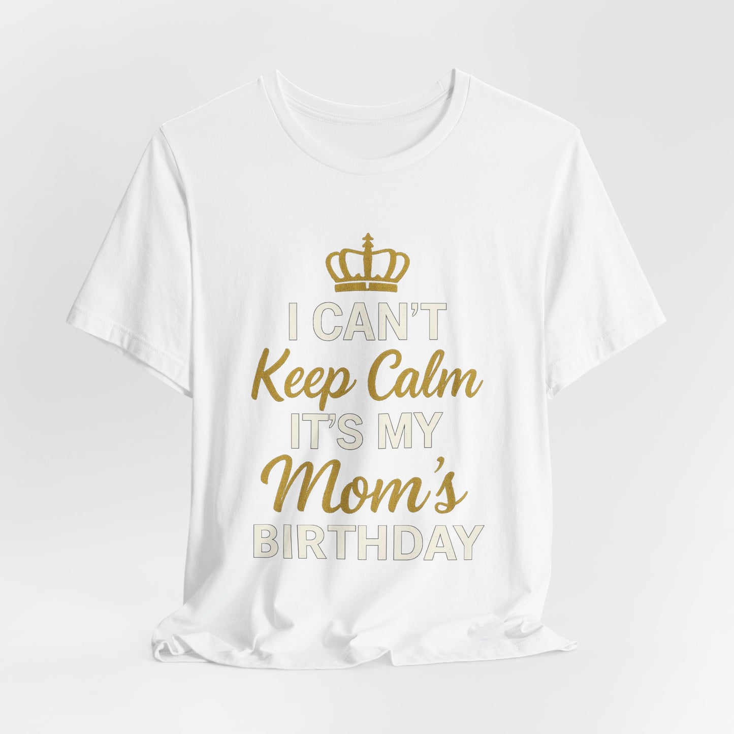 Je ne peux pas rester calme, c'est l'anniversaire de ma mère.