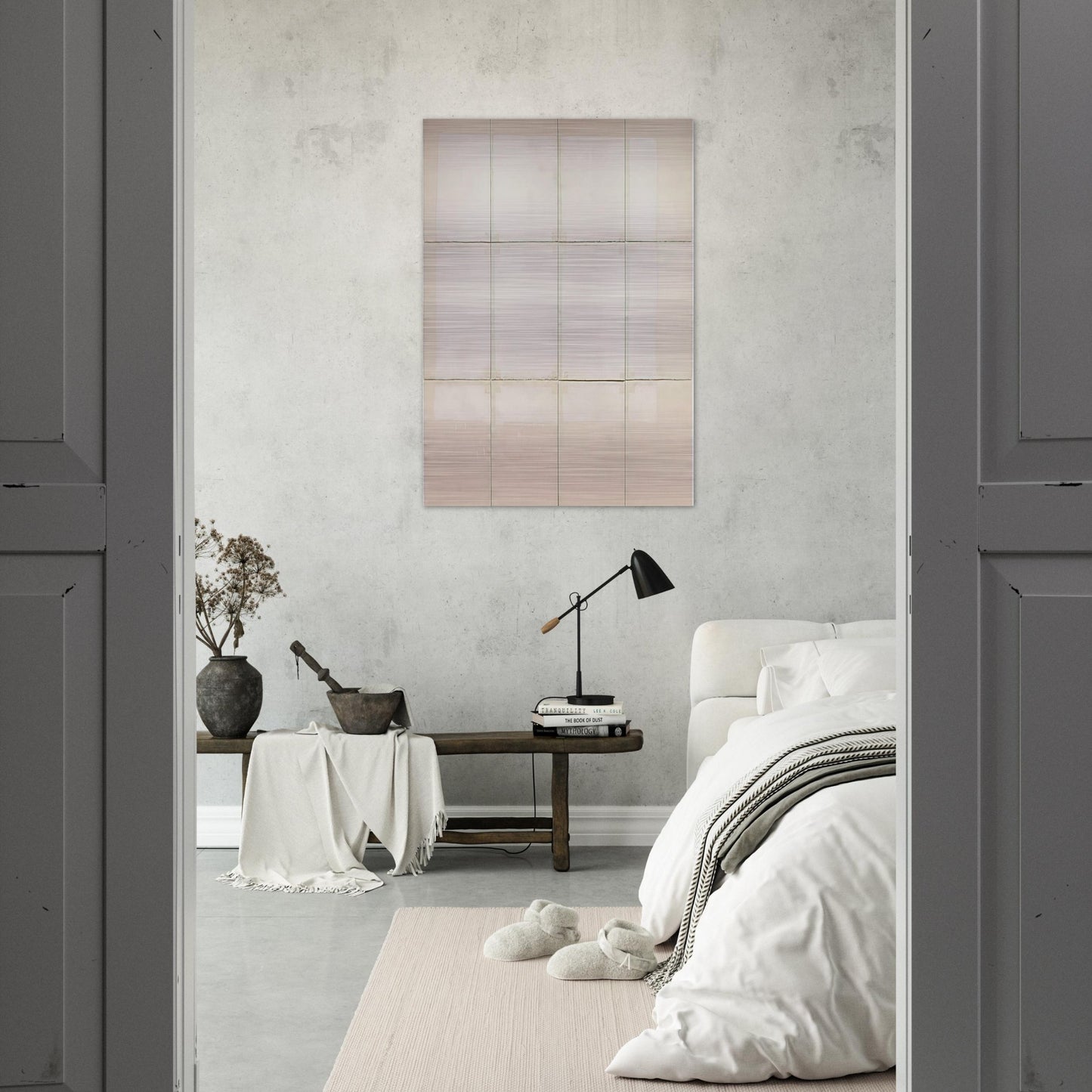 Classico 5 - 1968 - Robert Ryman Brushed Aluminum Print - 70x100 cm / 28x40 inches | Robert Ryman Aluminum Print | Robert Ryman Prints
