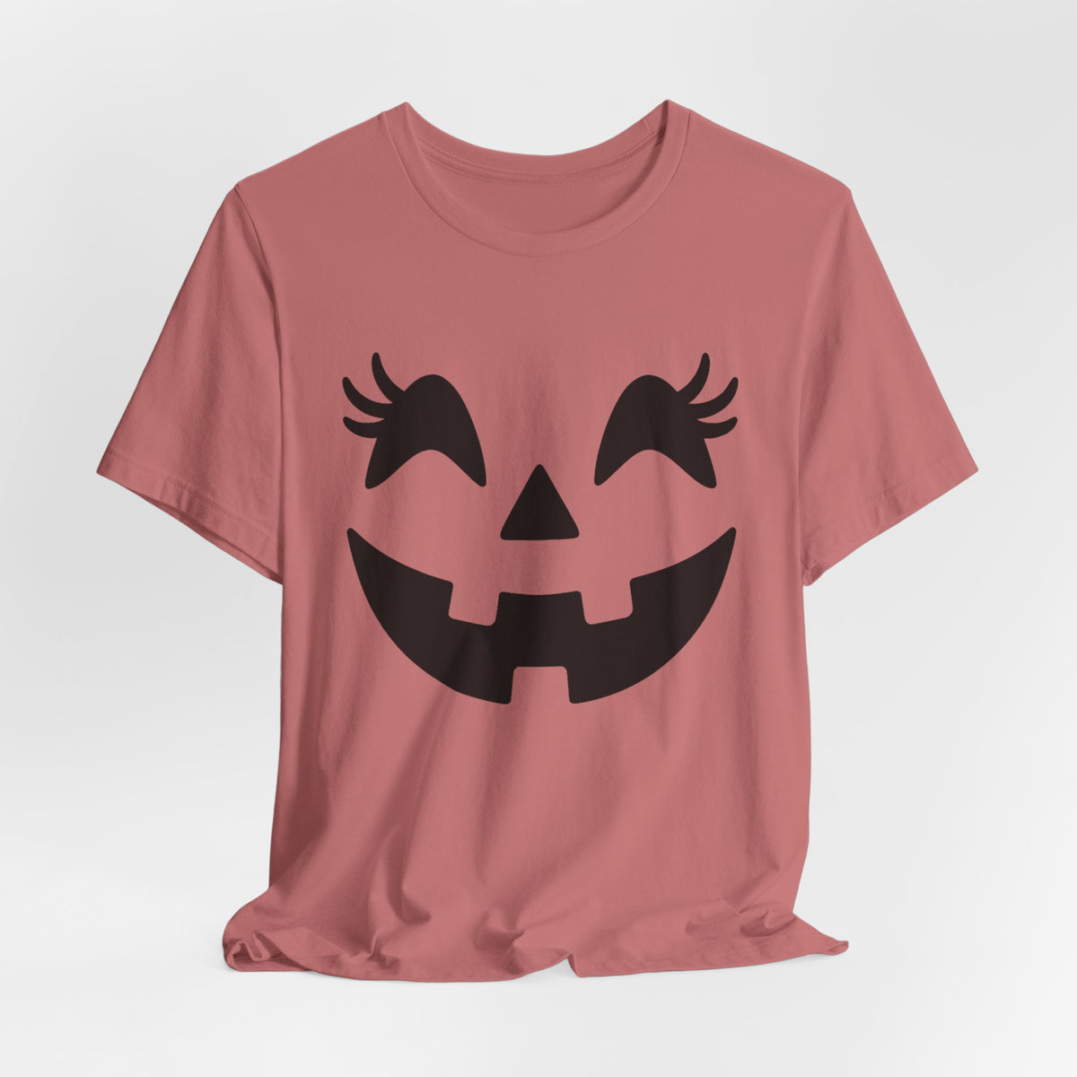 Masque de citrouille Jack O'Lantern Cils Halloween Femmes Filles T-Shirt
