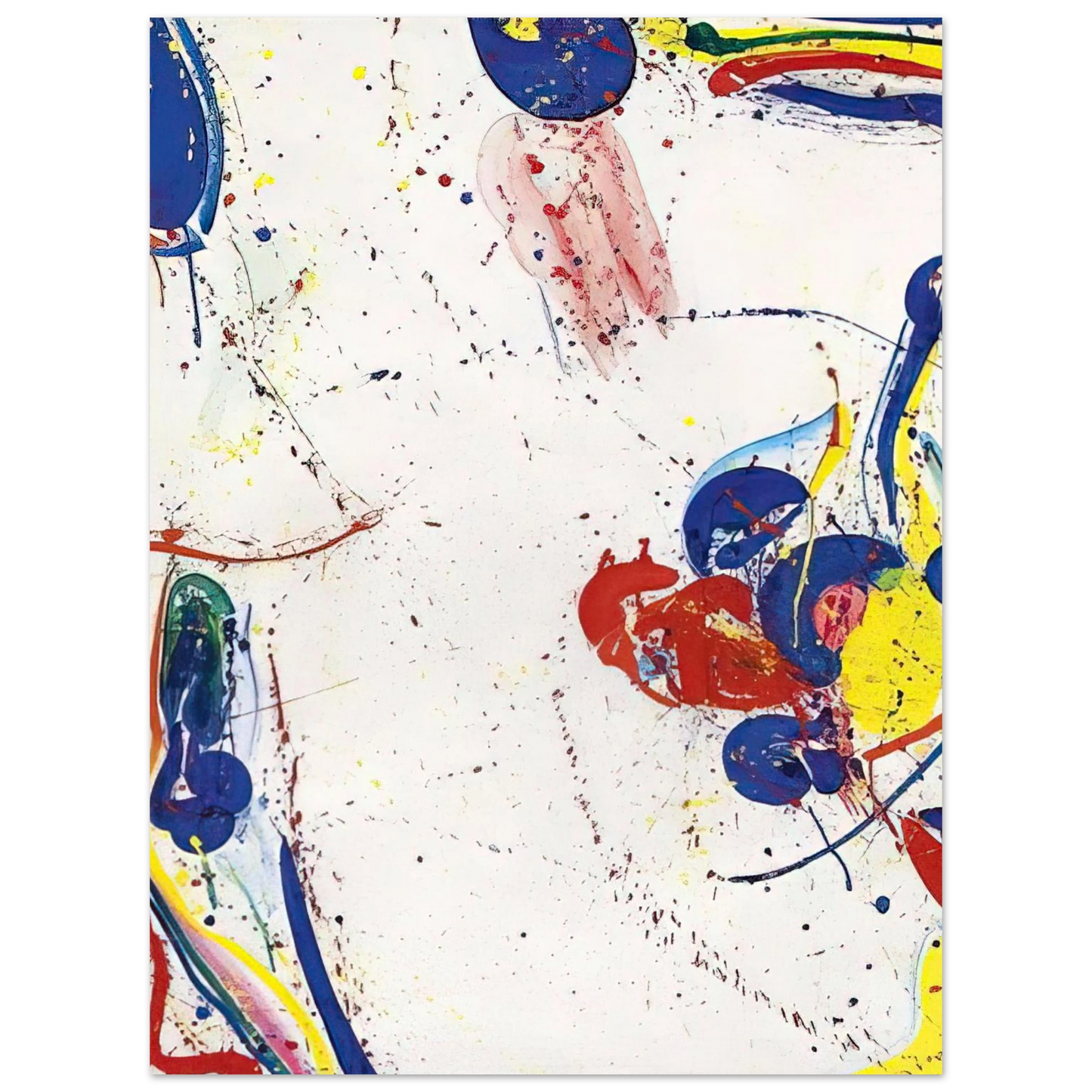 Sam Francis - On Return  75x100 cm / 30x40inches Fine Art Poster