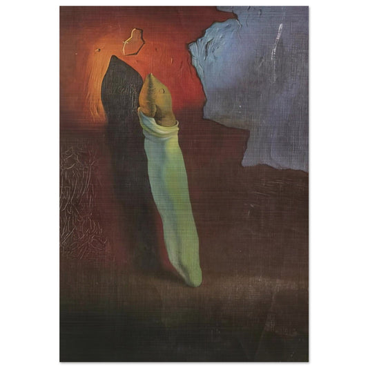 ANTHROPOMORPHIC BREAD 1 - Salvador Dali Brushed Aluminum Print - 70x100 cm / 28x40 inches | Salvador Dali Aluminum Print | Salvador Dali Prints