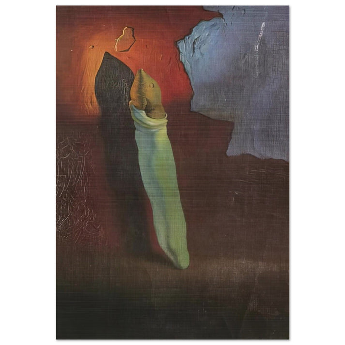 ANTHROPOMORPHIC BREAD 1 - Salvador Dali Brushed Aluminum Print - 70x100 cm / 28x40 inches | Salvador Dali Aluminum Print | Salvador Dali Prints
