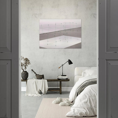 Reticulárea cuadrada horizontal 7110 - 1971 - Gego Brushed Aluminum Print - 70x100 cm / 28x40 inches | Gego Aluminum Print | Gego Prints