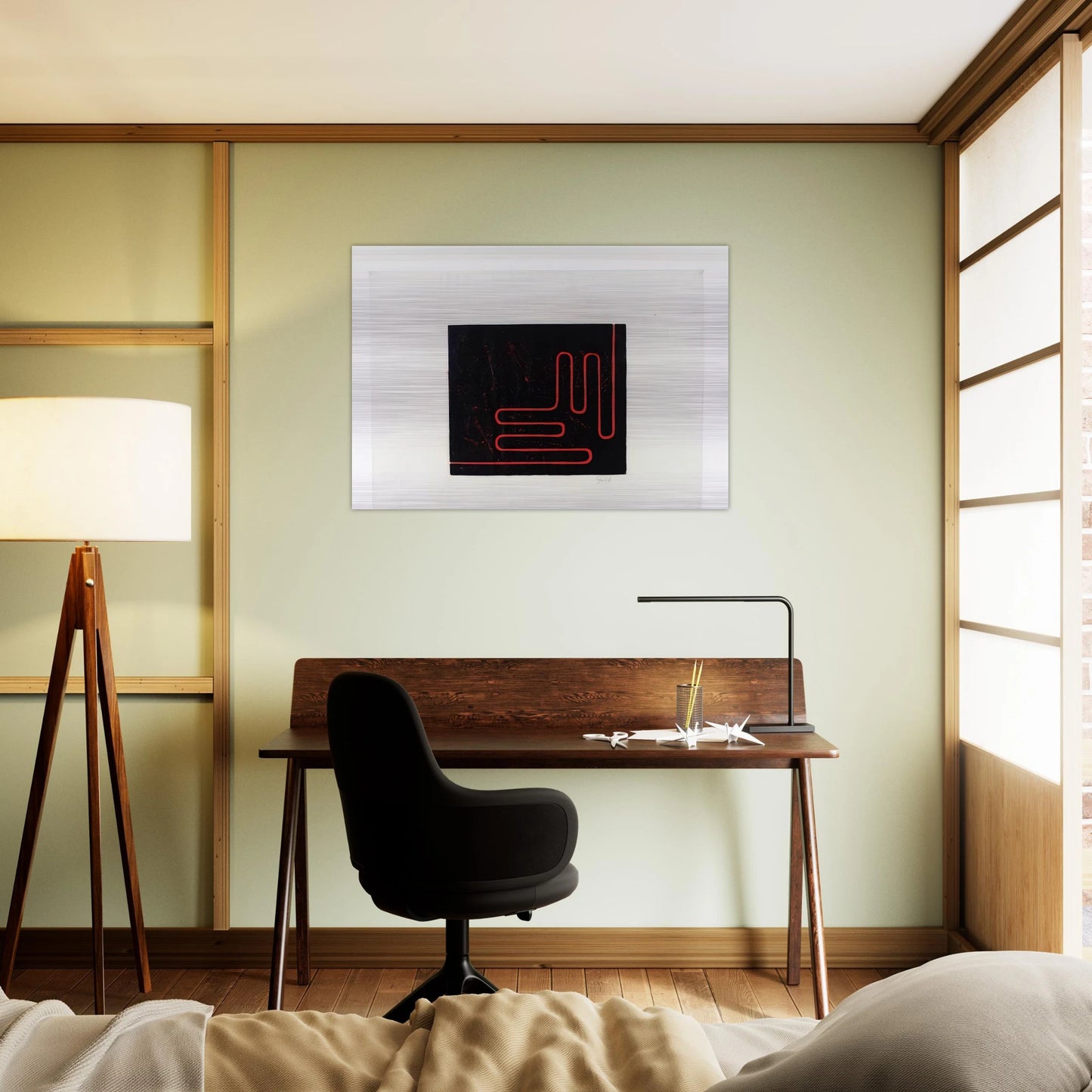 Untitled Print - 1978 - Donald Judd Brushed Aluminum Print - 70x100 cm / 28x40 inches | Donald Judd Aluminum Print | Donald Judd Prints
