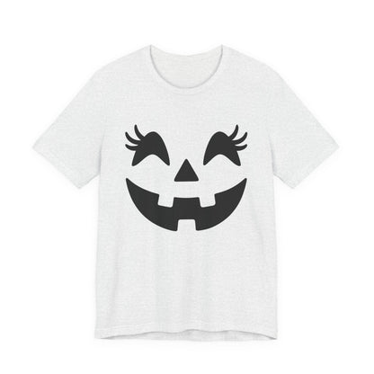 Masque de citrouille Jack O'Lantern Cils Halloween Femmes Filles T-Shirt