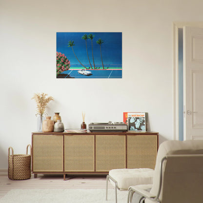 Chillside - Hiroshi Nagai Brushed Aluminum Print - 70x100 cm / 28x40 inches | Hiroshi Nagai Aluminum Print | Hiroshi Nagai Prints