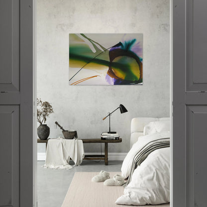 Phenomena Amber Sight - Paul Jenkins Brushed Aluminum Print - 70x100 cm / 28x40 inches | Paul Jenkins Aluminum Print | Paul Jenkins Prints