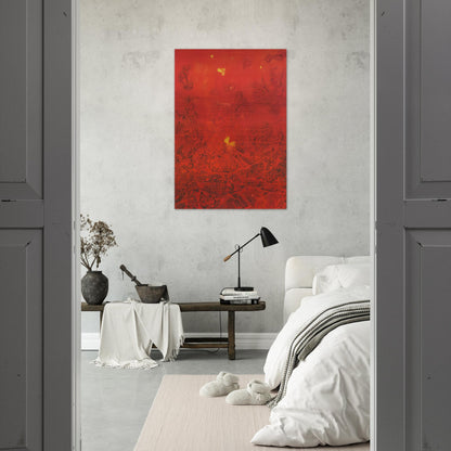 Le jardin de la France - Max Ernst Brushed Aluminum Print - 70x100 cm / 28x40 inches | Max Ernst Aluminum Print | Max Ernst Prints