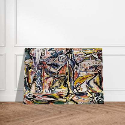 CIRCUMCISION JANUARY 1946 1 - Jackson Pollock Brushed Aluminum Print - 70x100 cm / 28x40 inches | Jackson Pollock Aluminum Print | Jackson Pollock Prints
