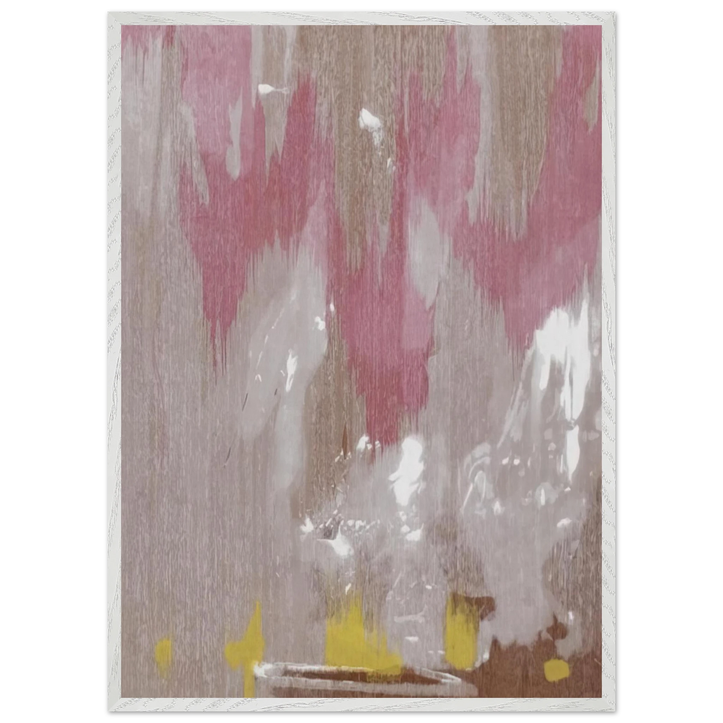 Helen Frankenthaler - Tales of Genji IV - 1998 Wall art - A2 (42 x 59.4  cm) - Premium Wooden Framed Poster With Fine Art Paper-canvas - Wood frame