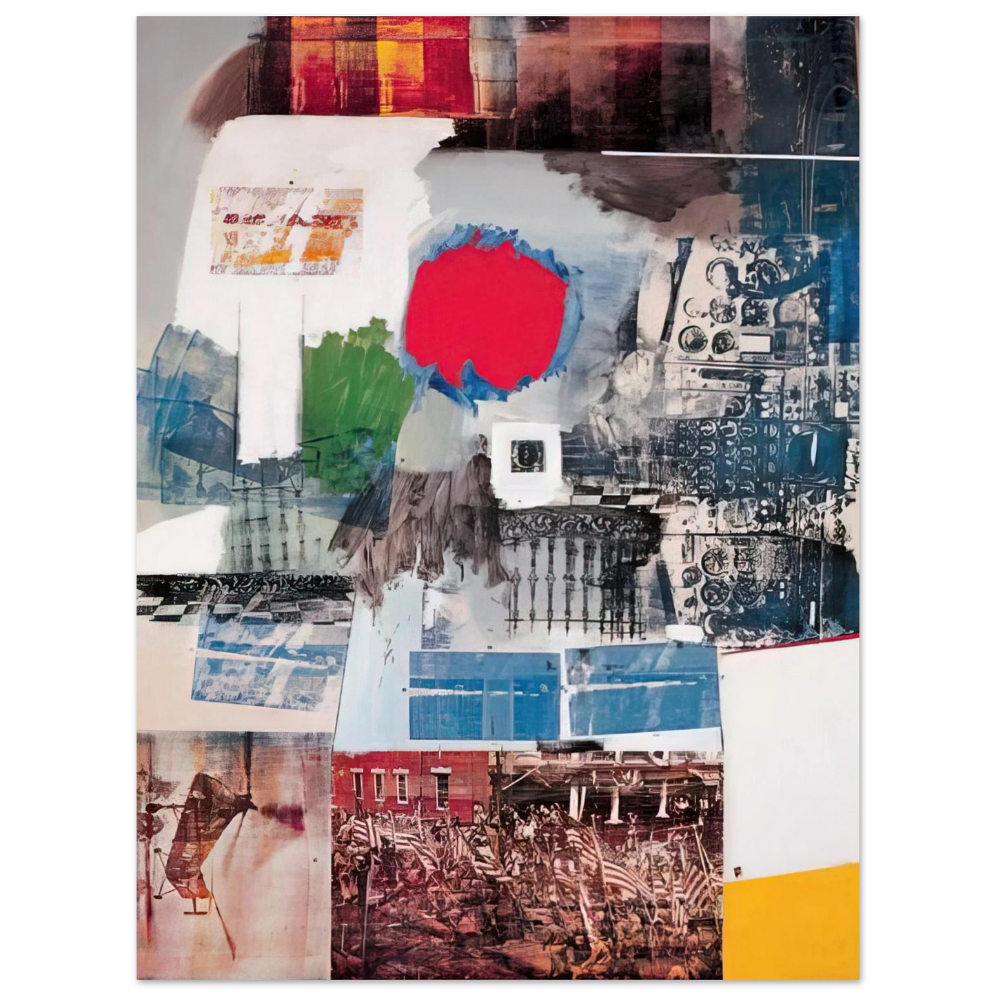 Robert Rauschenberg - ARCHIVE 1963  75x100 cm / 30x40inches Fine Art Poster